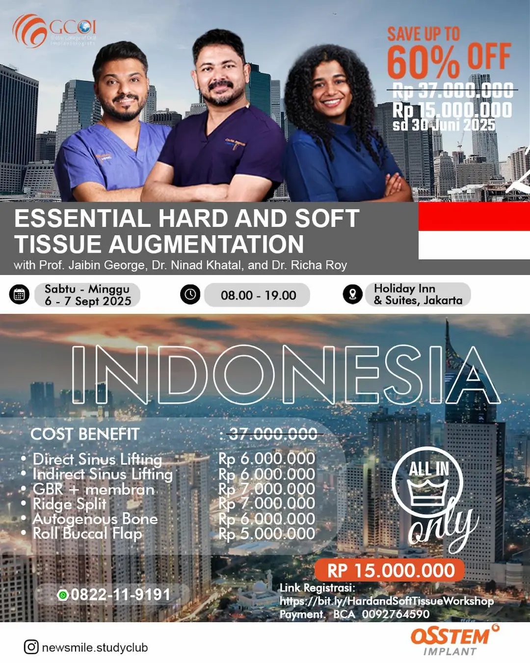 Essential Hard and Soft Tissue Augmentation 6-7Sept25