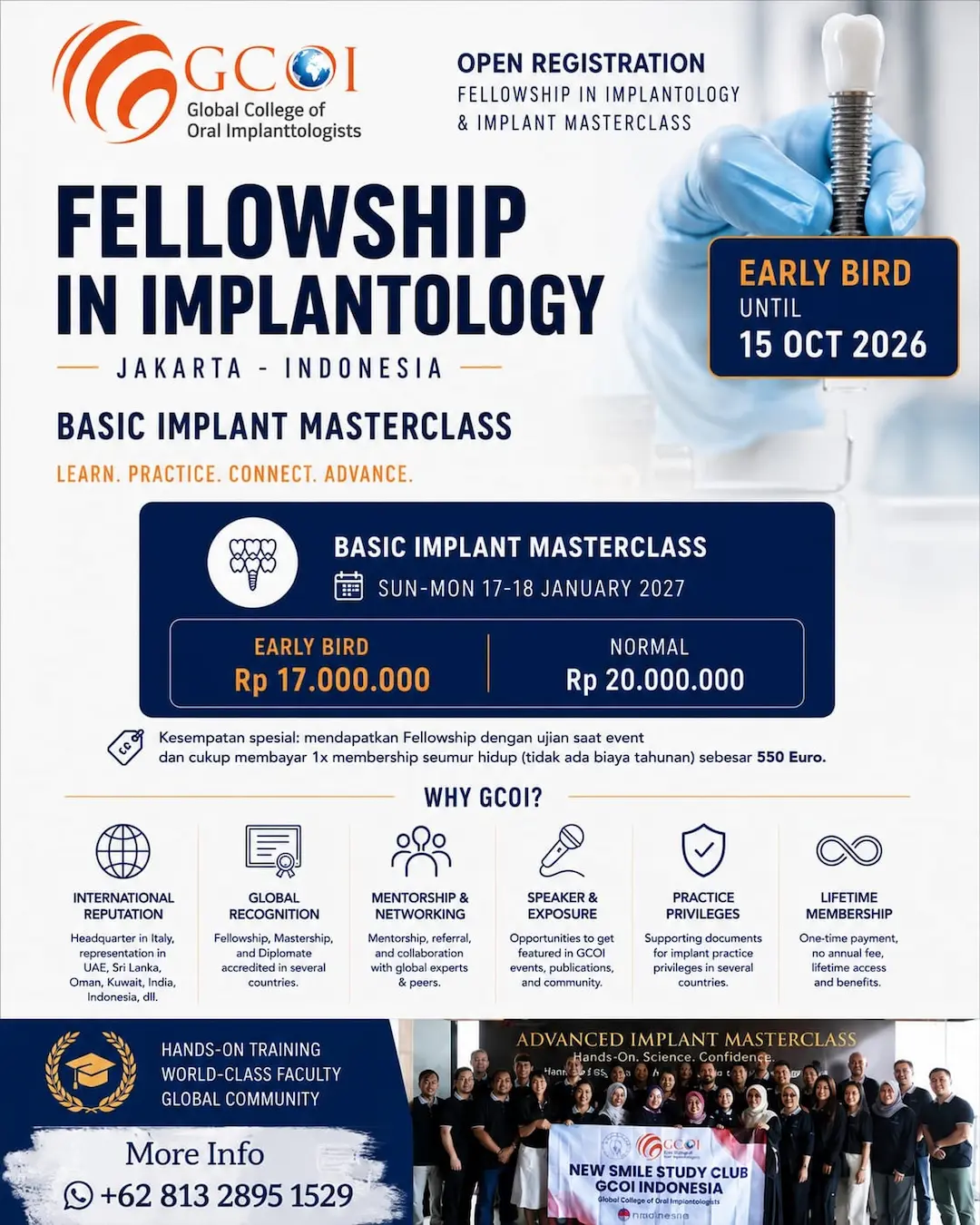 Fellowship In Implantology 17-18 Jan 27